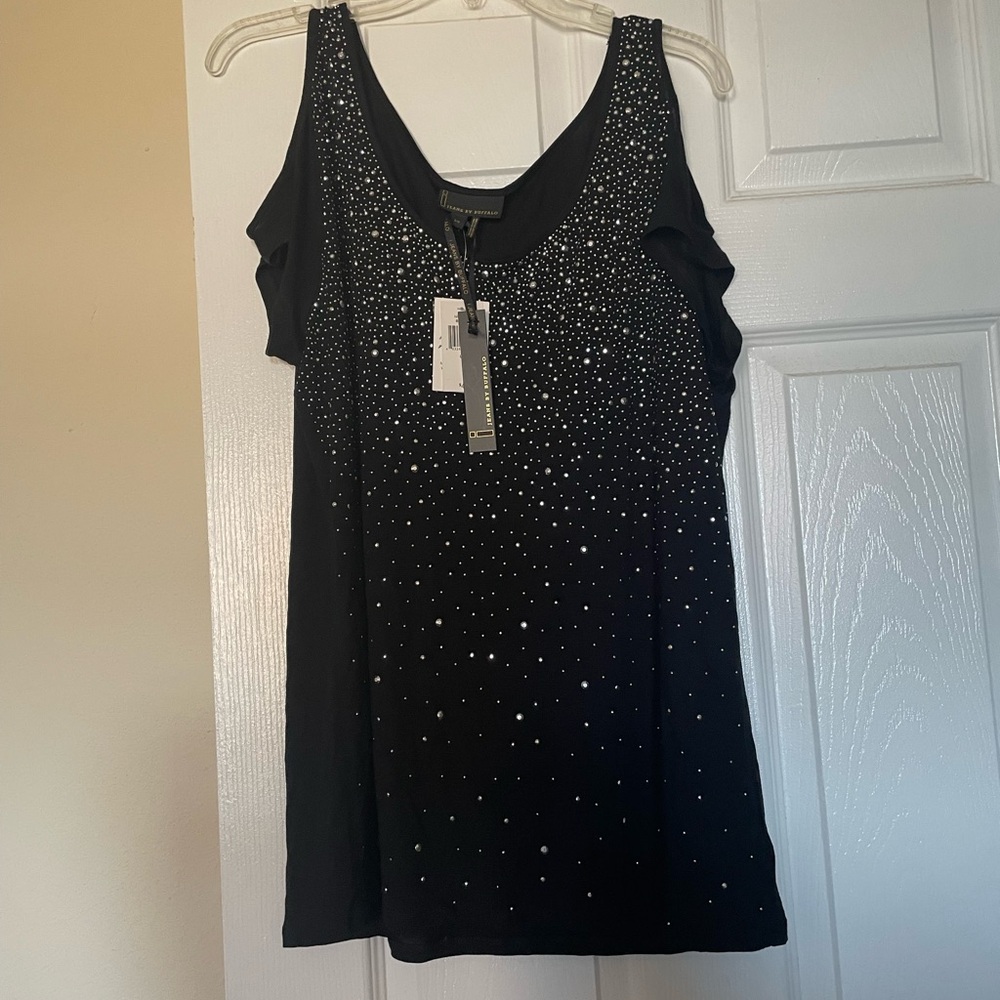 Jeans by buffalo cold shoulder top